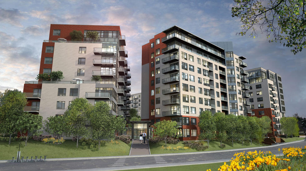 Condos Vue Ph5 Bâtiment en béton armé sur pieux 16 étages - 195 000 pi2