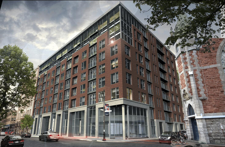 166 Ste-Catherine Est 11 étages - 127 000 pi2