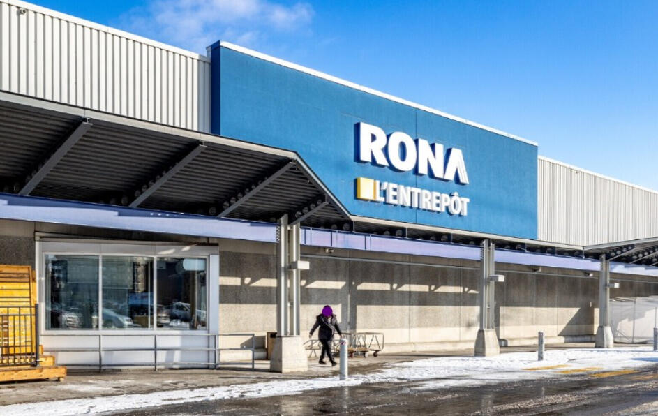 Rona Anjou Plus grand centre d&#39;exposition à Laval Structure d&#39;acier - 176 000 pi²